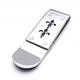 316L Stainless Steel Tagor Jewelry Fashion Trendy Money Clip Note Bill Clip PXM015