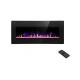 Freestanding Artificial Flame Multicolor Linear Electric Fireplace for Household