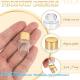 Mini Small Clear Glass Bottles Vials Tiny Jar With Plastic Stopper Miniature Bottle Message Bottle Gift DIY Decoration
