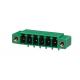 PA66 SN Plated Plug In Terminal Block CST 3.50mm Pitch DIP Wafer H 12.7mm With