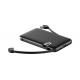 Plastic Material Portable Power Banks Li Polymer Battery 10000mAh With Built In Cable
