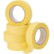 Yellow High Temperature Resistance Crepe Paper Masking Tape 25mm*50m