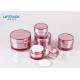 Acrylic Outer Layer  Round Cosmetic Jar Any Color Injection Long Shelf Life