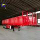 30-100t Loading Capacity 3 Axle 40FT Side Guard Container Semi Trailer with LED Light