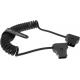 D-Tap Male To D-Tap Male Coiled Extension Cable For DSLR Rig Anton Bauer Battery