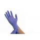 Purple Color Disposable Medical Gloves Natural Latex Material For Hospital / Laboratory