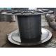 Large Crane Winch Drum With Lebus Grooves Winding Cable Rope Automatic Row