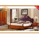 Indian antique wooden leather luxury royal oak bedroom furniture designs royal