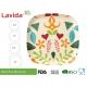 Customized pattern Big size  Eco-friendly square Bamboo Fibre Dinner serving Plate 11 inch 28cm