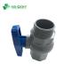 Grey Thread Manual 1/2-4 PVC Octagonal Ball Valve Fast Delivery Customized Request