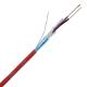 Shield Al/Foil 16AWG 2C/4C Bare Copper Wire Fire Alarm Cable 1.5mm Ph30 Ph120 1000ft