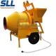 Automatic 750 Liter Diesel Concrete Mixer , Large Capacity Hydraulic Concrete Mixer