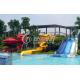 Funny Kids Water Pool Slides Outdoor Spray Park Equipment for Aqua Games
