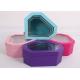 Diamond Shaped Nested Stackable Cardboard Boxes With Clear PET Window