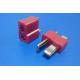 Red Color 2 Poles Power Male And Female Connector 600V AC DC Votage Rating