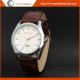 024A Couple Watches Unisex Gift Wristwatch Stainless Steel Back Genuine Leather Watch Man