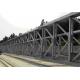 Multi Span steel Truss Bridge , Portable Steel Bridge Heavy Loading Capacity
