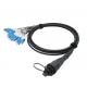 0.9mm 3M IP68 Fiber Optic Patch Cords Outdoor 12 Core SC UPC