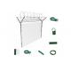 Middle East Countries Chain Link Privacy Fence Dark Green For Airport