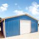 OEM Steel Frame Agricultural Buildings With Sandwich Panels Strong Multi Functional