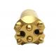 7 Buttons 32mm 34mm Cemented Carbide Tool Yellow Color Tungsten Tapered Button Drill Bit