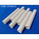 Low Activity Alumina Ceramic Tubes Ivory Polishing And Insulating ISO9001