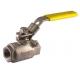 Stainless Steel 2 Piece Ball Valve with Threaded Connection Vented Ball