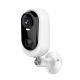 White HD 1080P Wifi Security Camera With Rechargeable Battery For Doorway