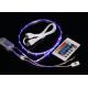 USB 3.7V Rechargeable Waterproof Led Strip Lights With Remote Control