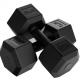 Wholesale High Quality Home Gym Fitness Equipment Hex Rubber Cover Dumbbell