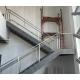 12mm Tempered Glass Interior Stair Railings Stainless Steel Balcony Balustrade