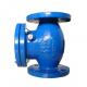Double Flange Cast Iron ggg50 DI Swing Check Valve for Y Type Structure ANSI Standard