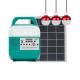 Mini Station Radio Solar Panel Light Kit Lighting Generator Home 9W 6V