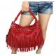 Women Style 100% Real Leather Noblest Red Shoulder Bag Handbag #2265