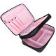 Women Cosmetic  Travel Makeup Toiletry Bag Reusable Velcro Fire Safe Briefcase Fiberglass