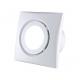6inch/150mm Square Plastic Exhaust Fan with LED Light Wall Mounted Air Flow 248-840 White
