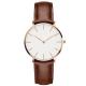 Band Width 20mm Leather Watch Fashion OEM Digital Clock Hand Watch