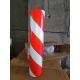 Commercial Glassbead Type PET Reflective Sheeting Vinyl Red 10cm / White 7.5cm Stripes