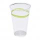 Corn Stach Coffee Biodegradable PLA Cups Transparent 700ml Environmentally Friendly
