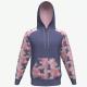 Sublimated Pullover Sports Team Hoodies Solid Pattern Anti Wrinkle