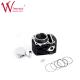 FZ16 Motorcycle Cylinder Complete 58mm With Accessories Piston Ring Clips Pin