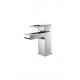 Shiny Chrome Basin Mixer Faucet With Chrome Finish Brass Material Water Pressure 3.0 Bar