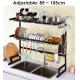 2 Tiers Kitchen Adjustable Over Sink Dish Rack 1050x315x775mm Specification