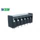 600V 40A Single Level Barrier Terminal Block Pitch 14.5mm , 4P - 14P