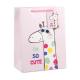 Creative cute design animal handmade kids toy packaging paper bag wholesale