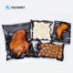 PE Heat Sealing Food Vacuum Seal Bags Front Clear Back Black Eco Friendly