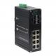 Industrial Managed PoE Ethernet Switch 8-Port 10/100/1000T + 4-Port 1000X SFP