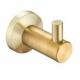 Single Robe hook&Clothing Hook 83001-Brush Golden color &Round&Stainless steel 304