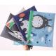 Stationery A4 Paper Waterproof Office Zipper File Bag, Office Stationery Bright Colors OEM File Bag Pocket Clear PVC Bag