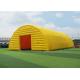 Ground Yellow Inflatable Canopy Tent , Inflatable Advertising Tent Modern Design